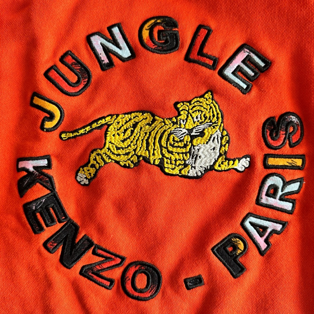 Kenzo x H&M collection. Orange sweatshirt. Size S